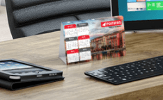 Saiba mais sobre o Calendário de Mesa com Base Personalizável