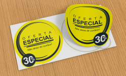 2 Adesivos Círculos 59,6x60cm