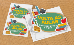 Coleção de adesivos de volta às aulas em espanhol