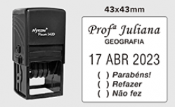 Carimbo Datador N343 D | 43x43mm